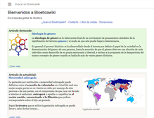 Tablet Screenshot of bioeticawiki.com